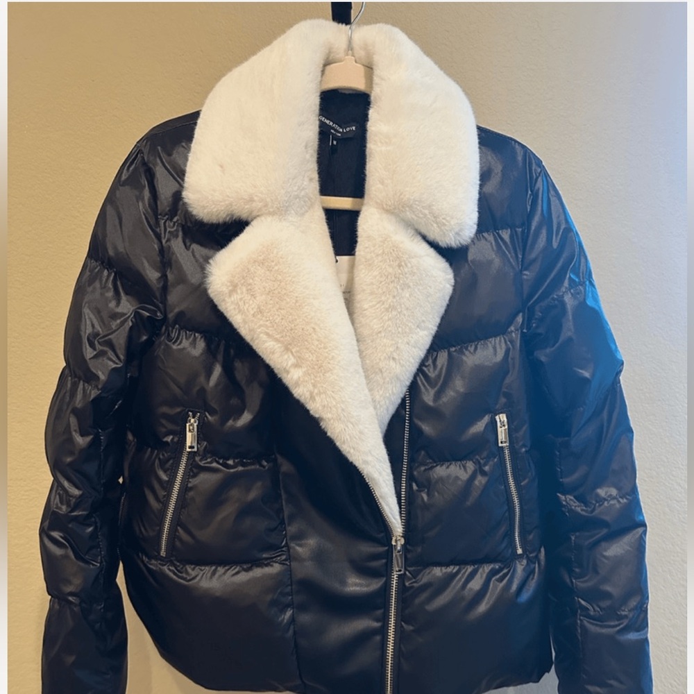 Beautiful fur lined puffer coat